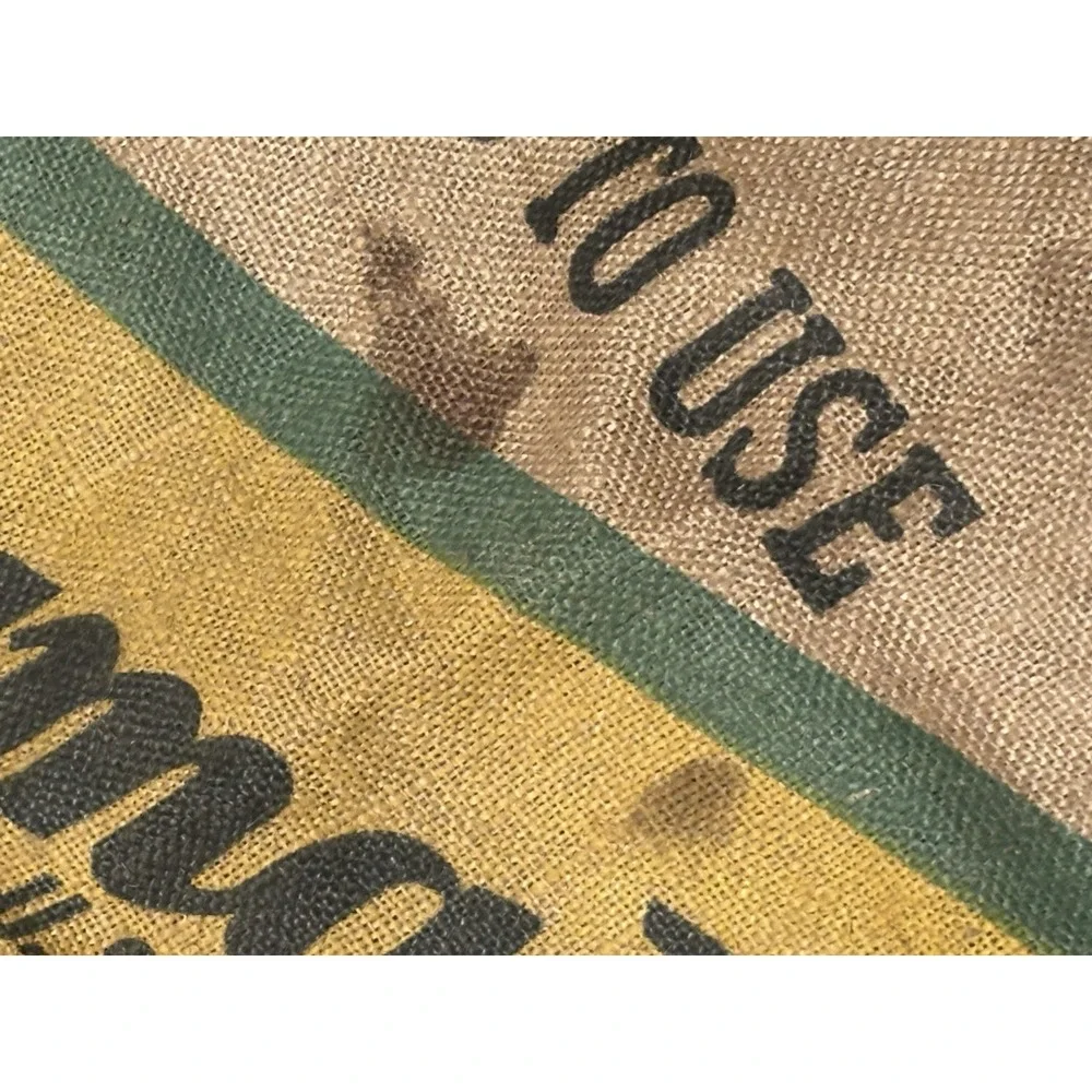 Vintage Paymaster Cottonseed Meal Burlap Feed Sack Western Cottonoil